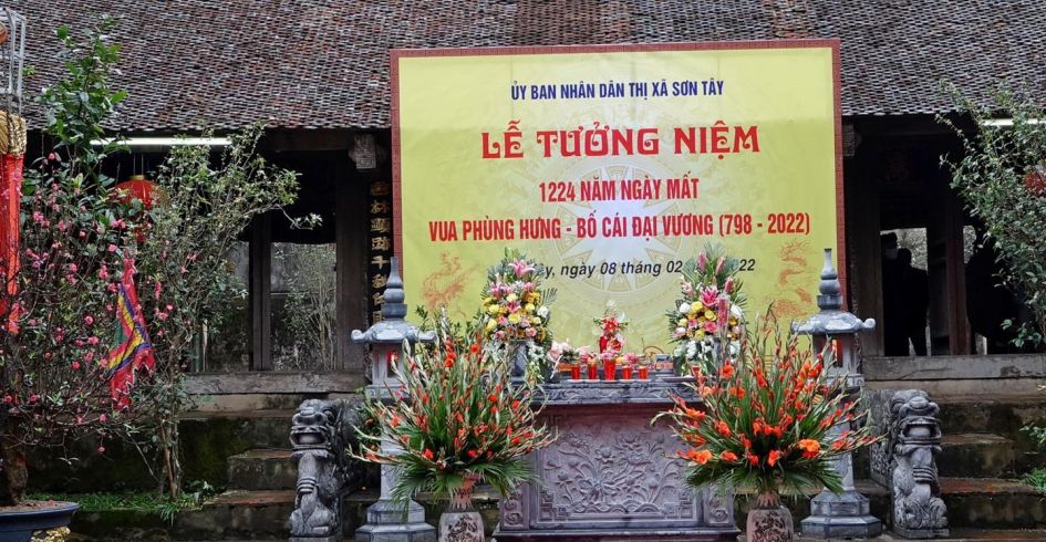 LỄ TƯỞNG NIỆM 1224 NĂM NGÀY GIỖ BỐ CÁI ĐẠI VƯƠNG PHÙNG HƯNG